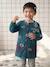 Personalised boy's apron dark green 