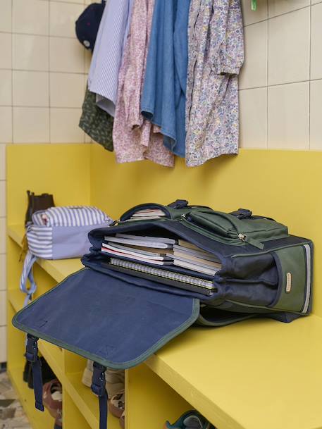 Charlie school bag for boys deep blue 