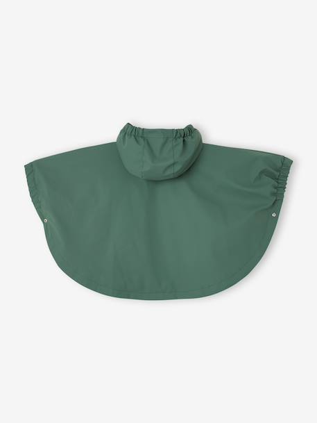 Rain cape for baby green 