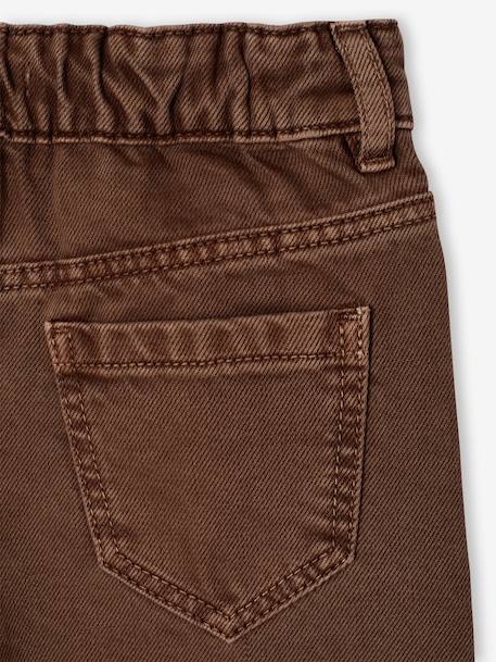 Wide-leg trousers in girls' colours chocolate+green+grey blue+plum+rose 