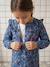 Customisable smock for girls deep blue 