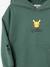 Pikachu hooded sweatshirt for boys green 