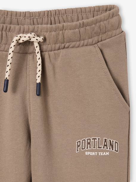 Jogging bottoms for boys beige+fir green+navy blue 