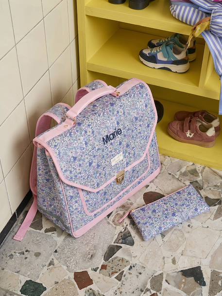 School bag for girls soft lilac 