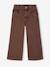 Wide-leg trousers in girls' colours chocolate+green+grey blue+plum+rose 