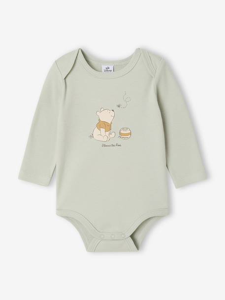 Pack of 2 Winnie the Pooh bodysuits aqua green 