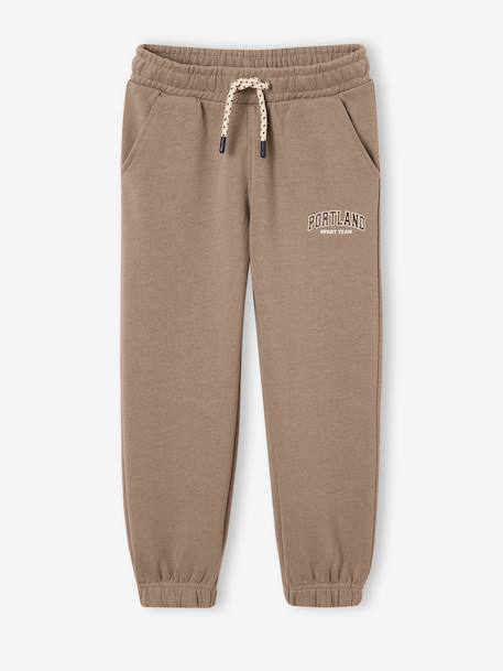 Jogging bottoms for boys beige+fir green+navy blue 