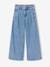 Wide-leg jeans for girls denim grey+medium blue 