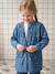 Customisable smock for girls denim blue 