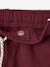Jogging trousers for boys bordeaux red+slate grey 