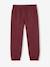 Jogging trousers for boys bordeaux red+slate grey 