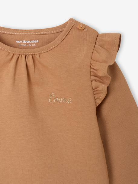 Pack of 2 long-sleeved Basics baby t-shirts hazel+sage green 