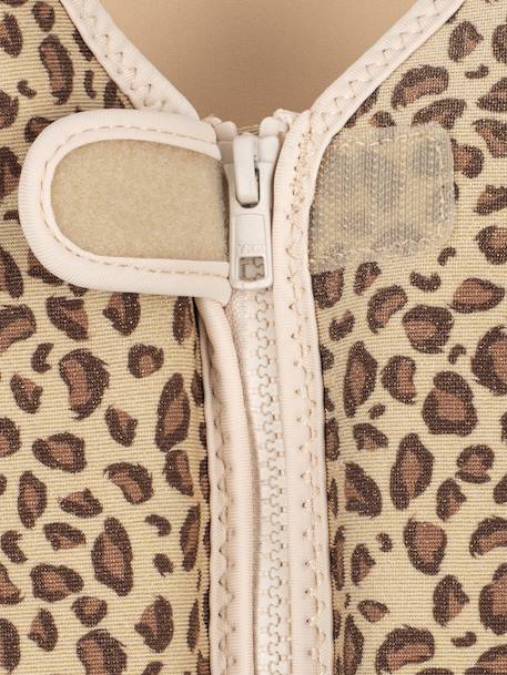 Kitty Leopard swim vest printed brown 