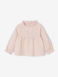 Long-sleeved blouse for baby girls