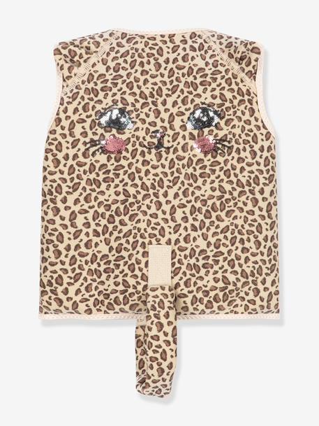 Kitty Leopard swim vest printed brown 