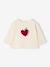 Long-sleeved T-shirt for baby girls ecru 