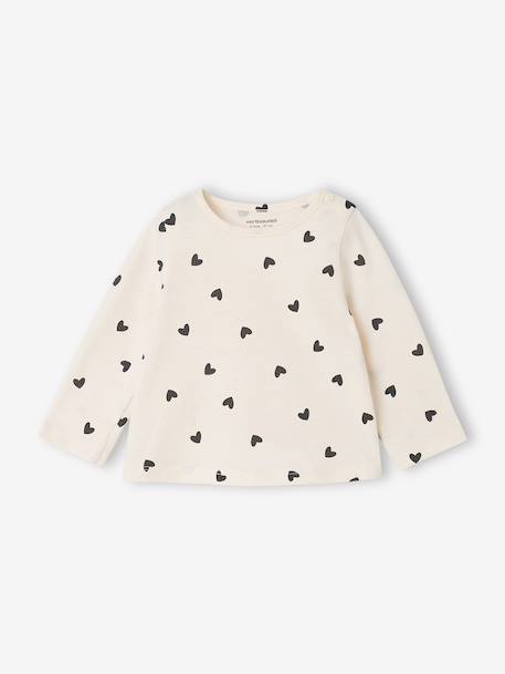 Pack of 2 long-sleeved Basics baby t-shirts hazel+sage green 