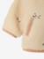 Hooded sherpa coat for baby girls vanilla 
