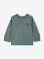 Pack of 2 long-sleeved T-shirts for baby cocoa+emerald green 