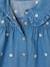 Denim blouse with long sleeves for baby girls stone 