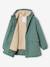 Hooded Sherpa-Lined Parka for Boys black+khaki+sage green 