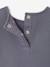 Long-sleeved T-shirt for baby girls grey blue+pale pink 