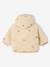 Hooded sherpa coat for baby girls vanilla 