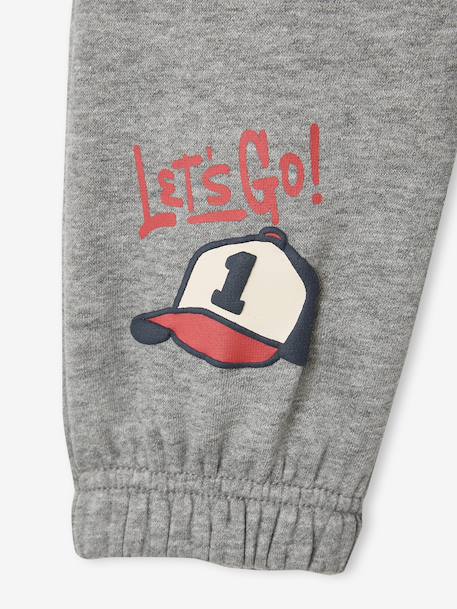 Jogging bottoms for boys marl grey 