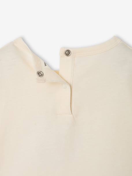 Long-sleeved T-shirt for baby girls ecru 