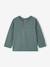Pack of 2 long-sleeved T-shirts for baby cocoa+emerald green 