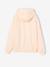 Hooded sweatshirt for girls ecru 