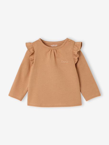 Pack of 2 long-sleeved Basics baby t-shirts hazel+sage green 