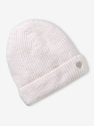 -Ribbed hat for girls