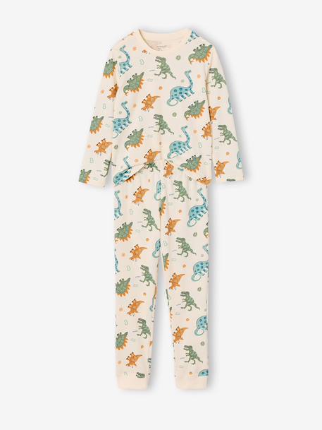 Pack of 2 pyjamas for boys ecru 