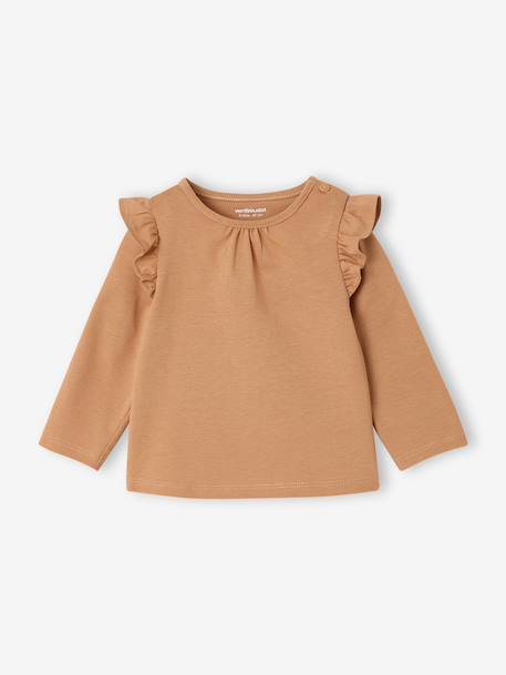 Pack of 2 long-sleeved Basics baby t-shirts hazel+sage green 