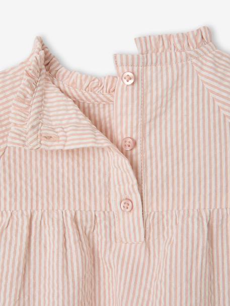 Long-sleeved blouse for baby girls rosy 