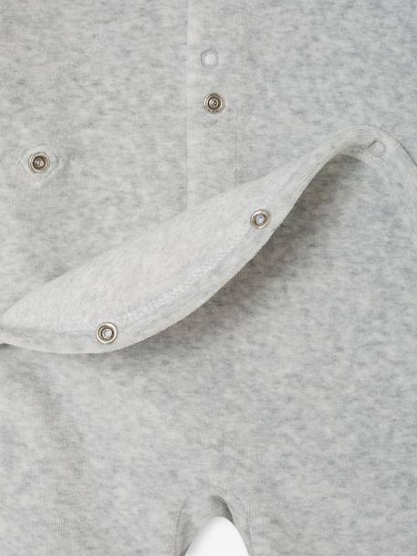 Pack of 2 Winnie sleepsuits marl grey 
