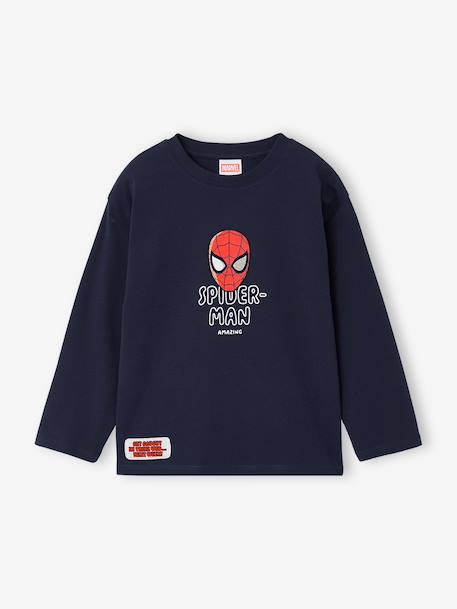 Long-sleeved T-shirt Spider-Man for boys navy blue 