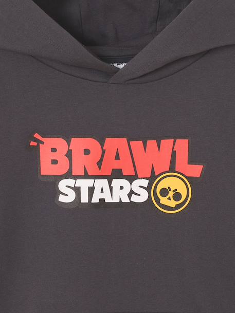 Hooded Brawl Stars sweatshirt for boys anthracite 