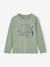 Pack of 3 long-sleeved T-shirts for boys caramel+lilac+rust+sage green 