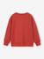 Crewneck sweatshirt for boys navy blue+tomato red 