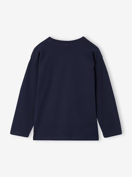 Long-sleeved T-shirt Spider-Man for boys navy blue 