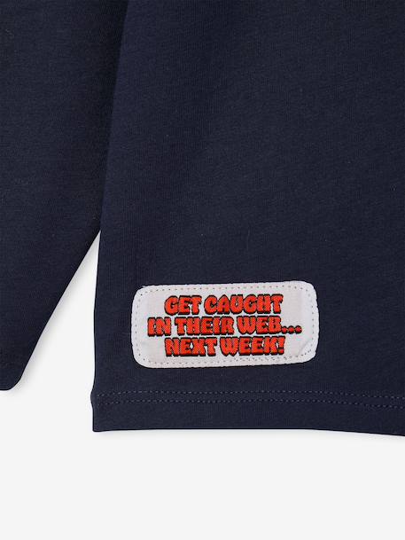 Long-sleeved T-shirt Spider-Man for boys navy blue 