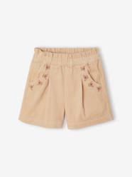 -Corduroy shorts for girls