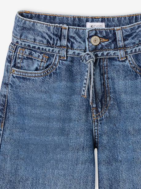 Wide-leg jeans for girls medium blue 