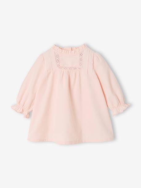 Dress for newborn pale pink 