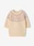 Long-sleeved knitted dress for baby girls vanilla 