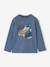 Long-sleeved T-shirt for boys medium blue 
