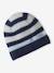 3-piece hat, snood and mittens set for boys marl white 