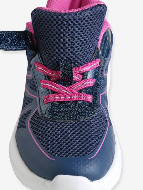 Textile touch-fastening trainers for girls violet 